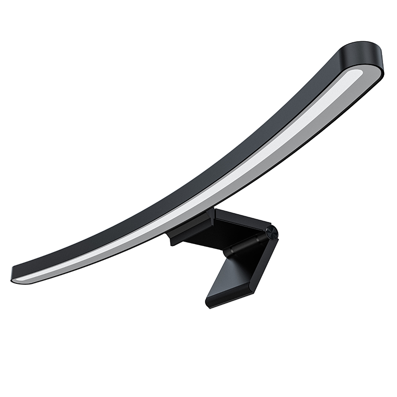 Curved monitor light with acti